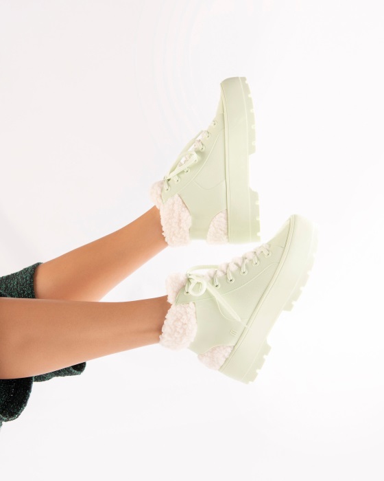 Melissa Fluffy Sneaker Green