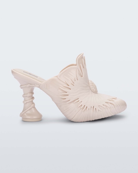 Melissa Joy Flower Thomas Benjamin Heel Beige