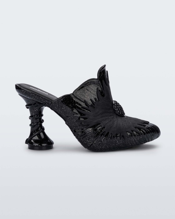 Melissa Joy Flower Thomas Benjamin Heel Black
