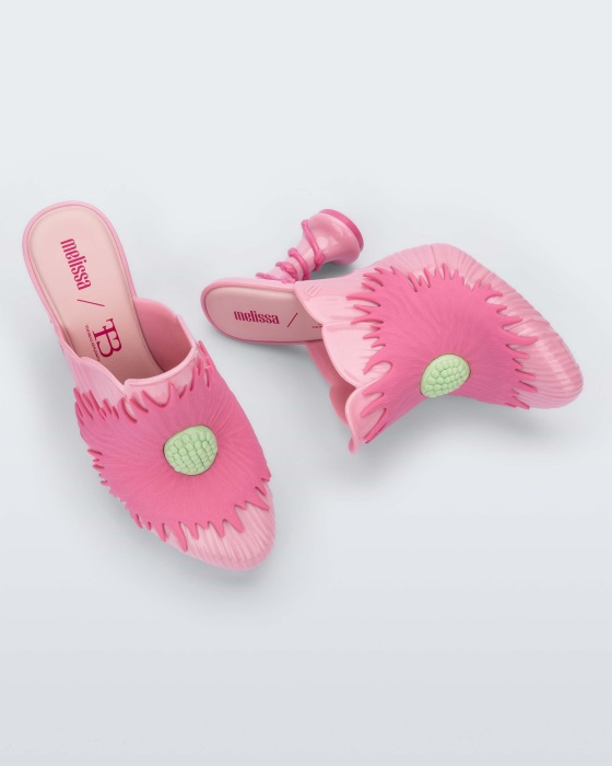 Melissa Joy Flower Thomas Benjamin Heel Pink