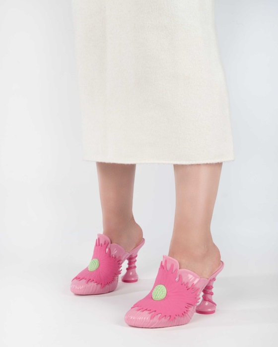 Melissa Joy Flower Thomas Benjamin Heel Pink