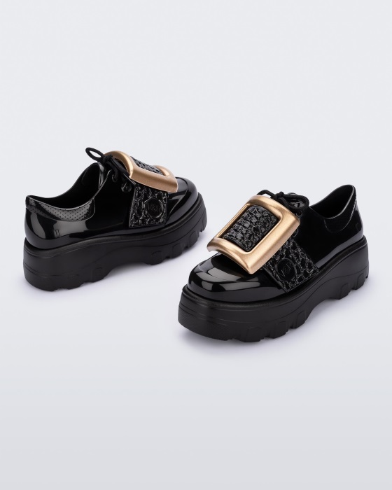Melissa Kick Off Buckle Up Viktor & Rolf Black-Gold