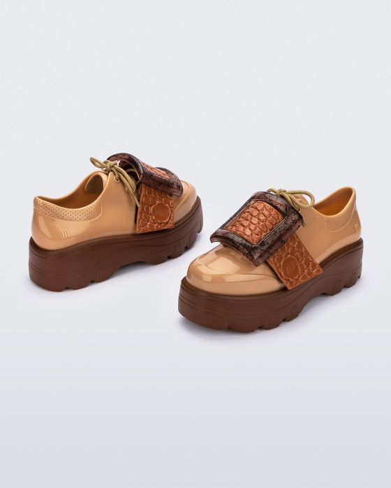 Melissa Kick Off Buckle Up Viktor & Rolf Brown-Beige