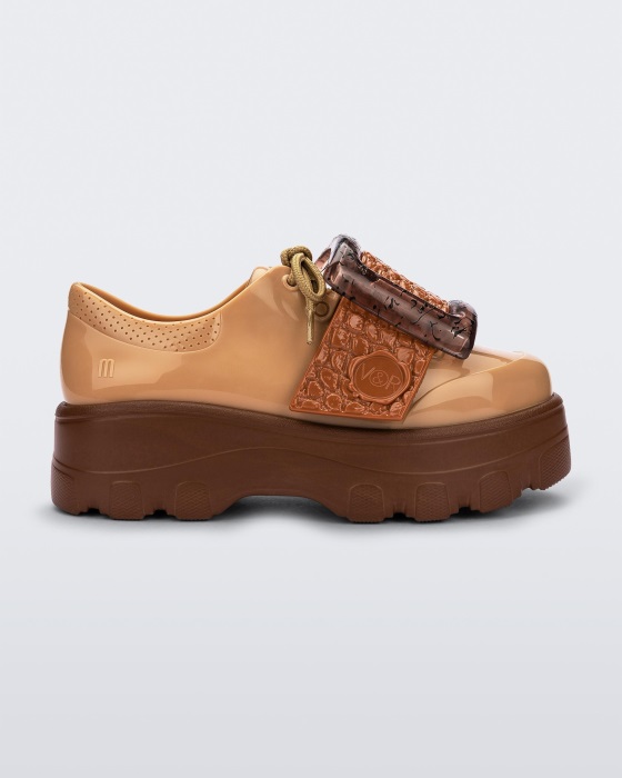 Melissa Kick Off Buckle Up Viktor & Rolf Brown-Beige