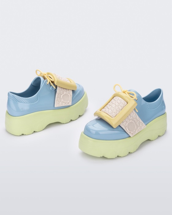 Melissa Kick Off Buckle Up Viktor & Rolf Green-Blue-Yellow
