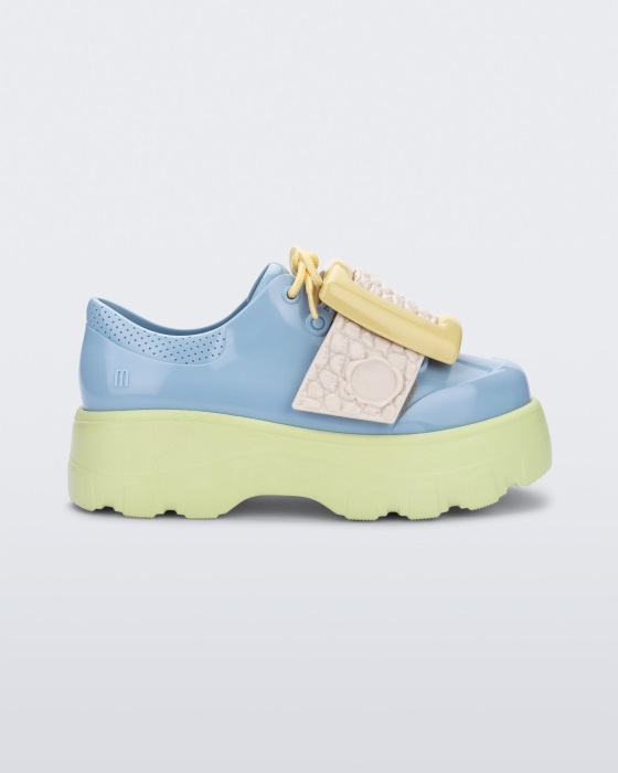 Melissa Kick Off Buckle Up Viktor & Rolf Green-Blue-Yellow