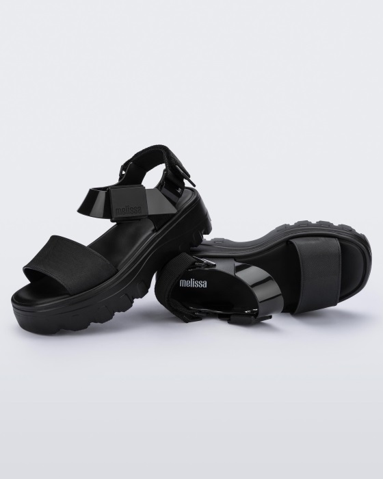 Melissa Kick Off Sandal Platform Black