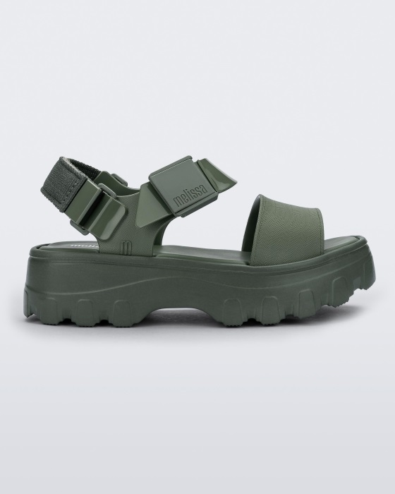 Melissa Kick Off Sandal Platform Green