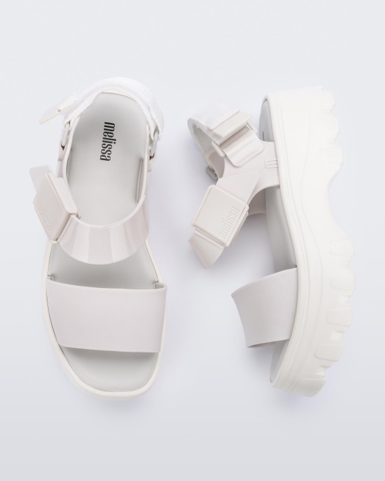 Melissa Kick Off Sandal Platform White