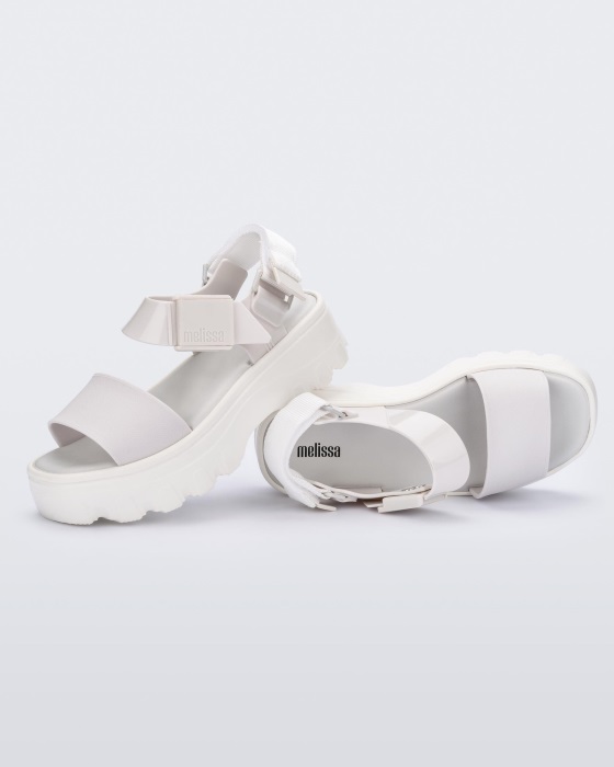 Melissa Kick Off Sandal Platform White