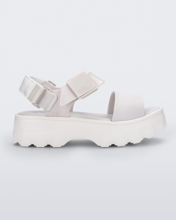 Melissa Kick Off Sandal Platform White