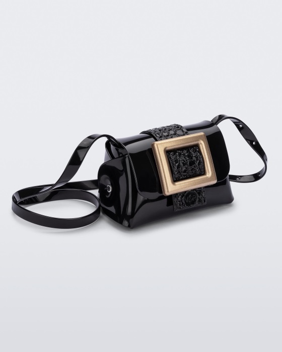 Melissa Mini Cross Bag Buckle Up Viktor & Rolf Black-Gold