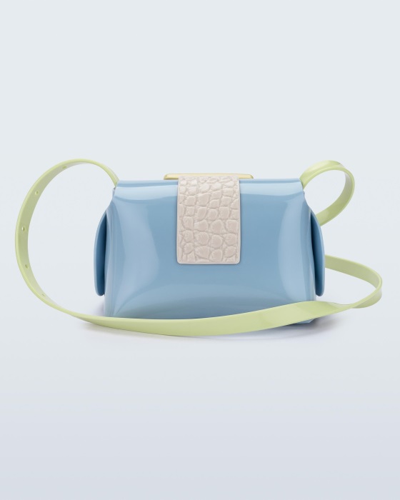 Melissa Mini Cross Bag Buckle Up Viktor & Rolf Blue-Green-Yellow