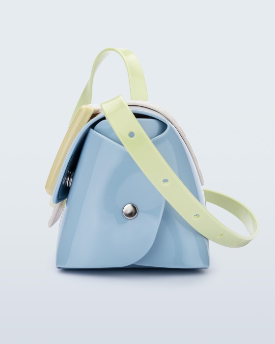 Melissa Mini Cross Bag Buckle Up Viktor & Rolf Blue-Green-Yellow