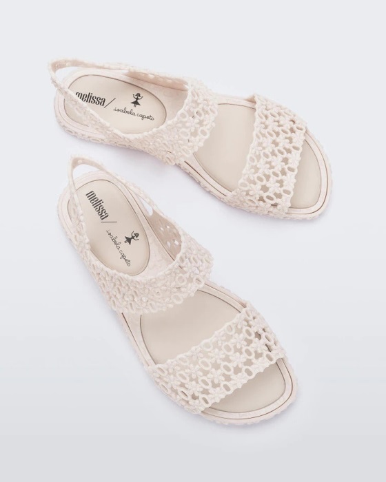 Melissa Panc Isabela Capeto Sandal Beige