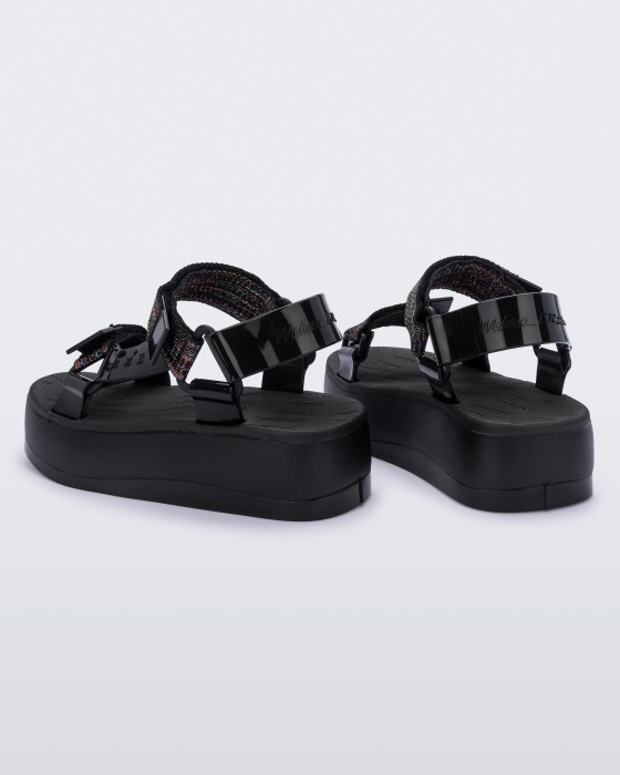 Melissa Papete Platform Rider Sandal Black