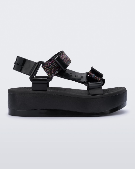 Melissa Papete Platform Rider Sandal Black