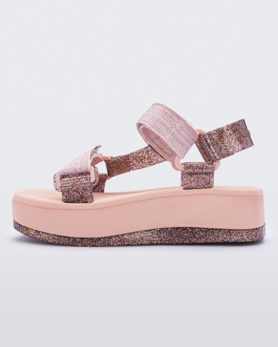 Melissa Papete Platform Rider Sandal Pink