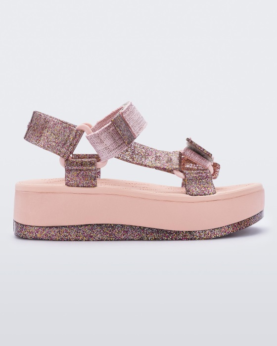 Melissa Papete Platform Rider Sandal Pink