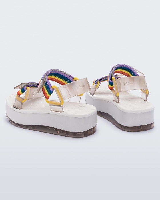 Melissa Papete Platform Rider Sandal White