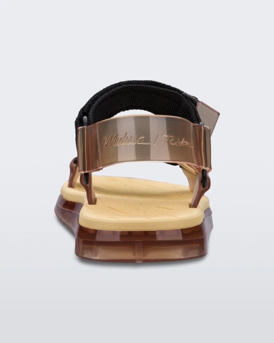 Melissa Papete Rider Sandal Beige-Black