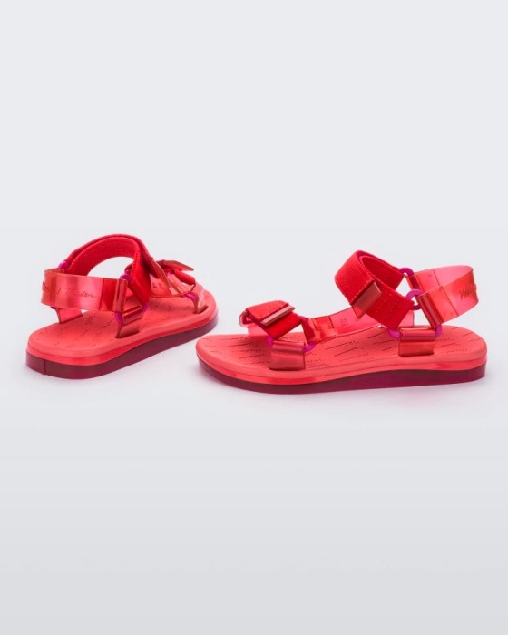 Melissa Papete Rider Sandal Pink-Red
