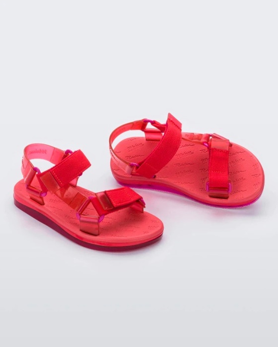 Melissa Papete Rider Sandal Pink-Red