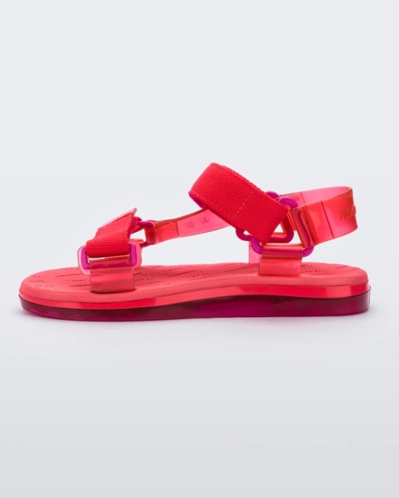 Melissa Papete Rider Sandal Pink-Red