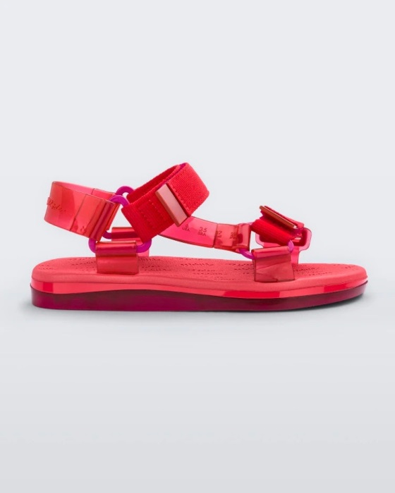 Melissa Papete Rider Sandal Pink-Red