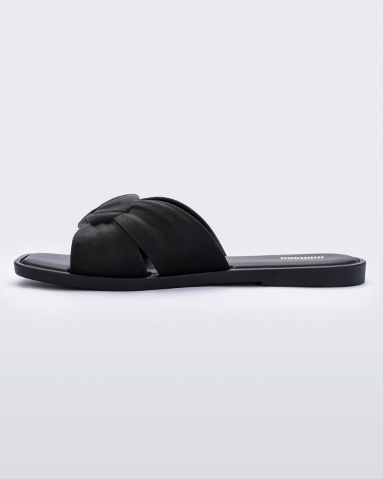 Melissa Plush Slide Black