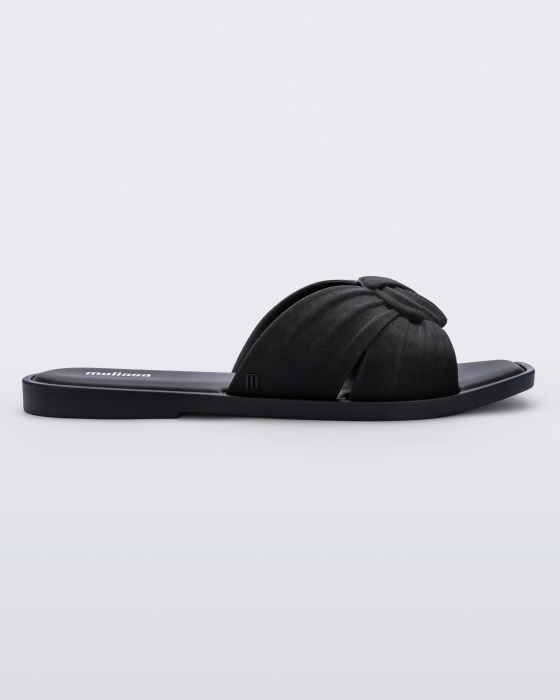 Melissa Plush Slide Black