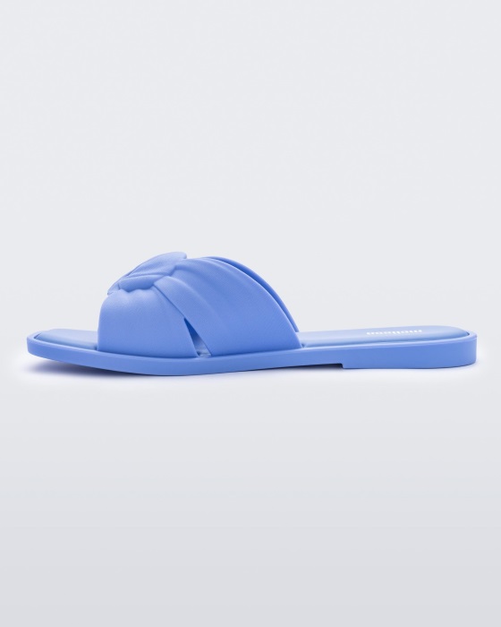 Melissa Plush Slide Blue