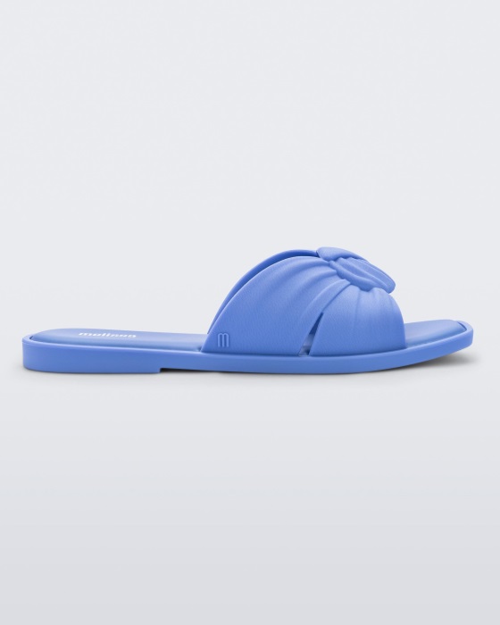 Melissa Plush Slide Blue