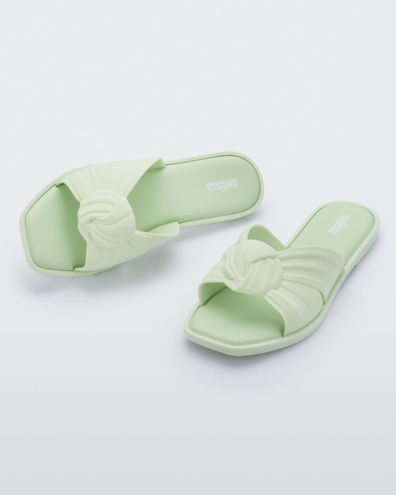 Melissa Plush Slide Green