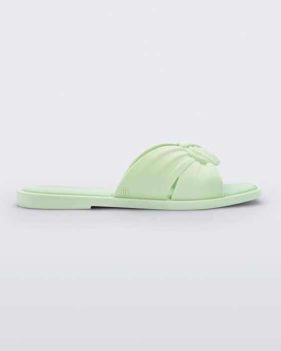 Melissa Plush Slide Green
