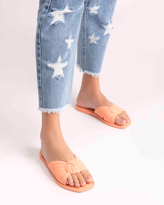 Melissa Plush Slide Orange