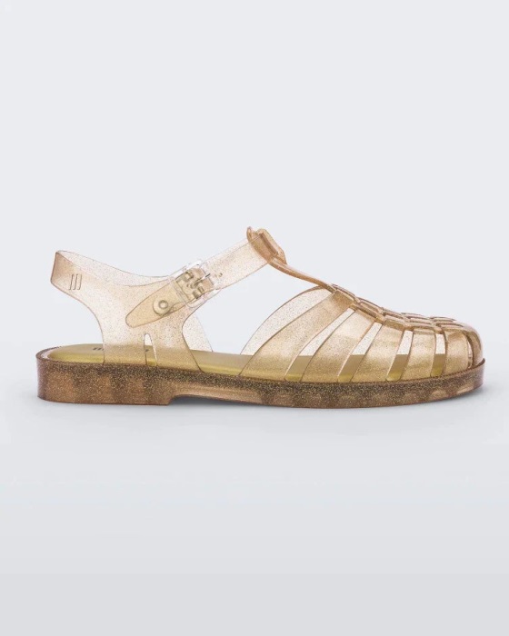 Melissa Possession Glitter Sandal Beige Glitter
