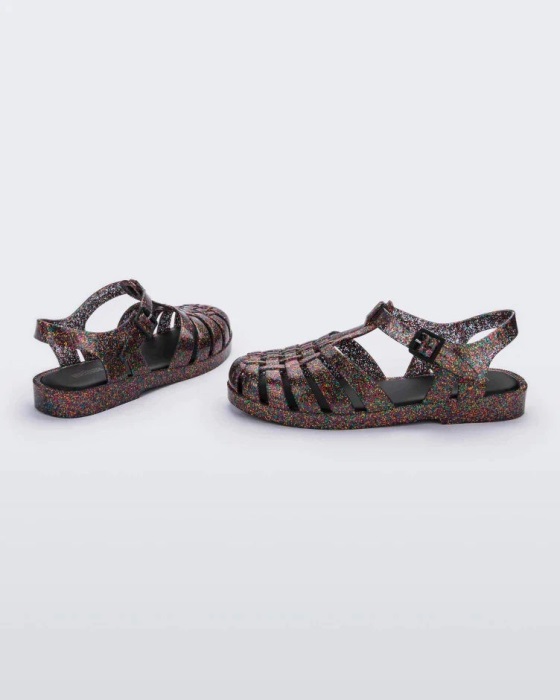 Melissa Possession Glitter Sandal Mixed Glitter Glass
