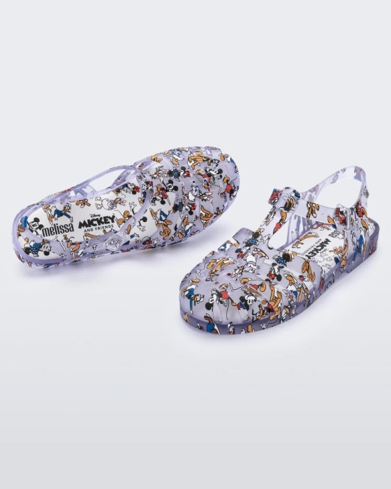 Melissa Possession Mickey & Friends Sandal Clear