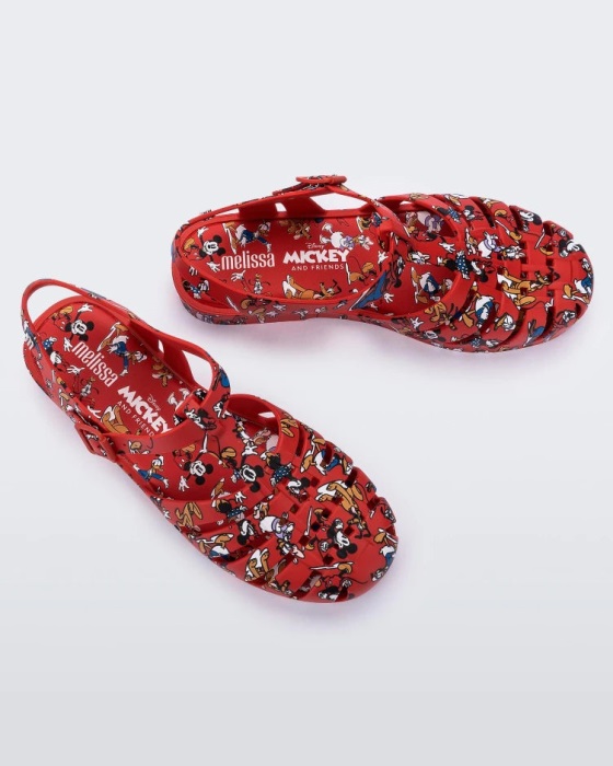 Melissa Possession Mickey & Friends Sandal Red