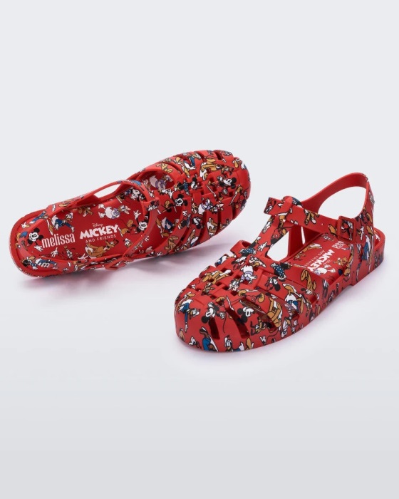 Melissa Possession Mickey & Friends Sandal Red