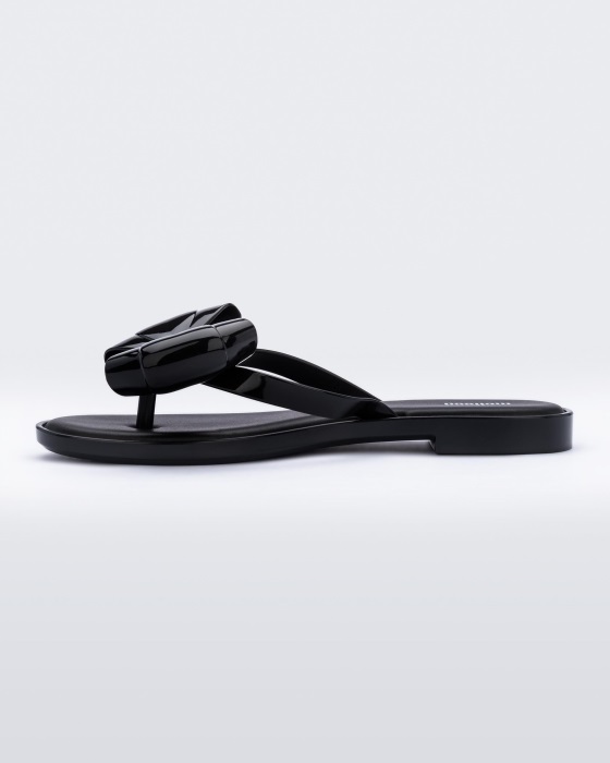 Melissa Slim Flip Flop Black