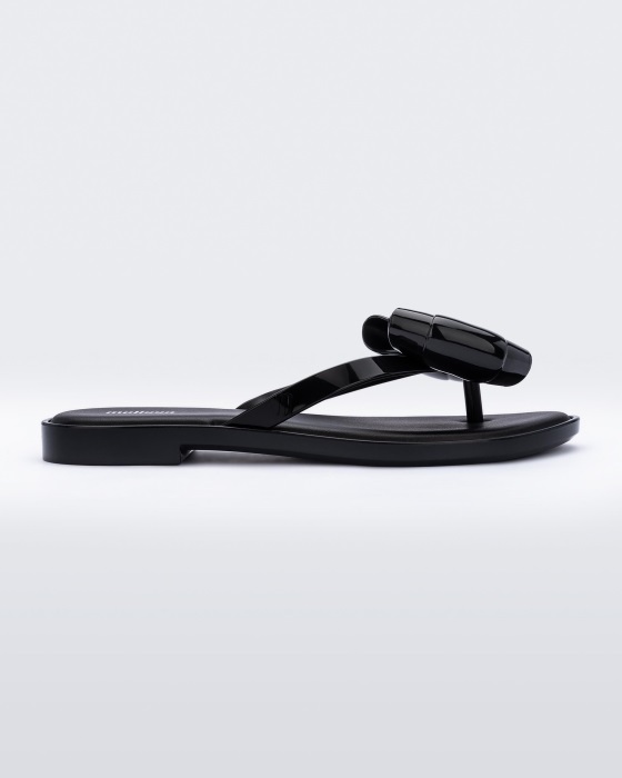Melissa Slim Flip Flop Black