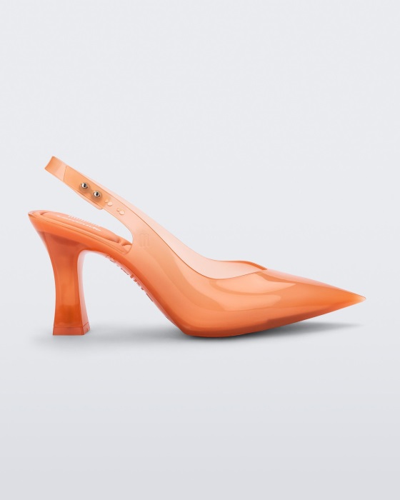 Melissa Slingback Heel Larroude Orange
