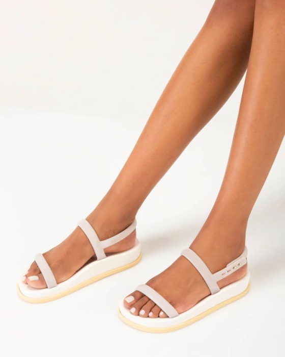 Melissa Soft Wave Sandal Beige-White-Yellow