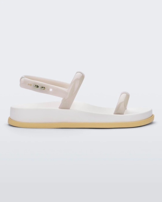 Melissa Soft Wave Sandal Beige-White-Yellow