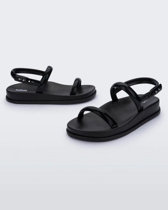 Melissa Soft Wave Sandal Black