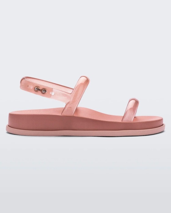 Melissa Soft Wave Sandal Pink-Clear Pink