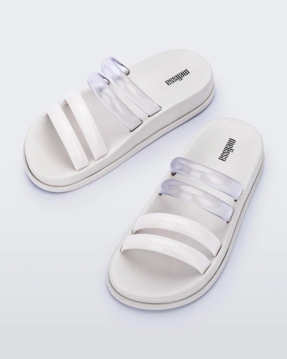 Melissa Soft Wave Slide White-Clear