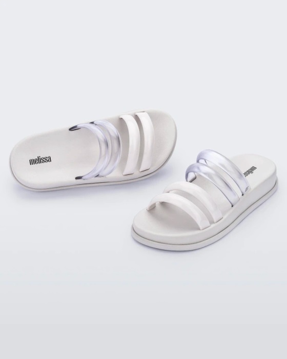 Melissa Soft Wave Slide White-Clear